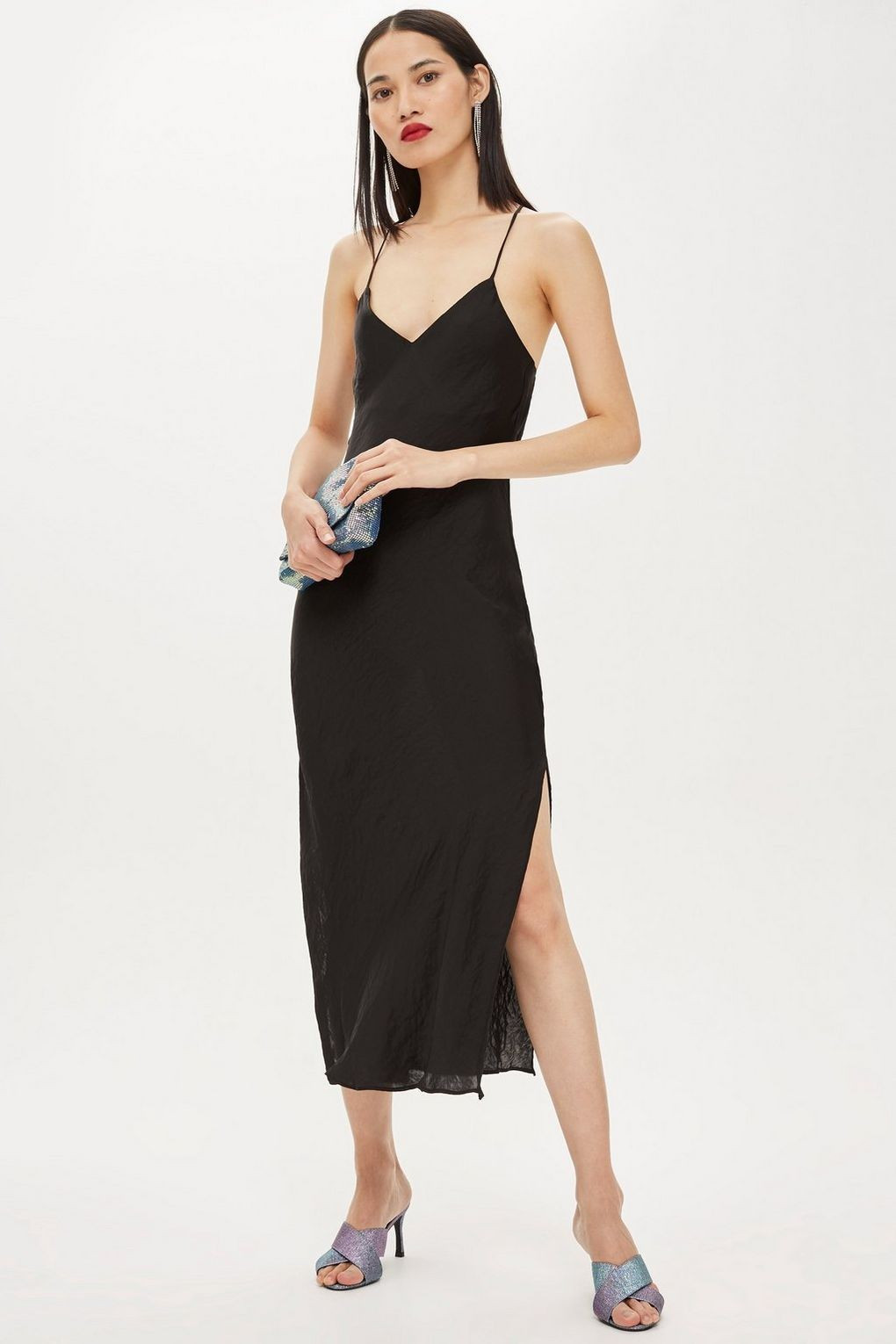 Plain Satin Slip Dress - Dresses - Clothing | Topshop US