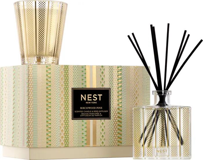 Birchwood Pine Scented Candle & Reed Diffuser Set | Nordstrom