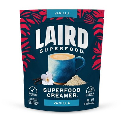Laird Superfood Vanilla Superfood Creamer - 8oz | Target