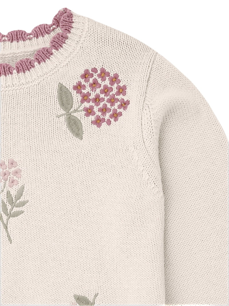Modern Moments by Gerber Textural Sweater, Sizes 0/3 Months - 5T | Walmart (US)