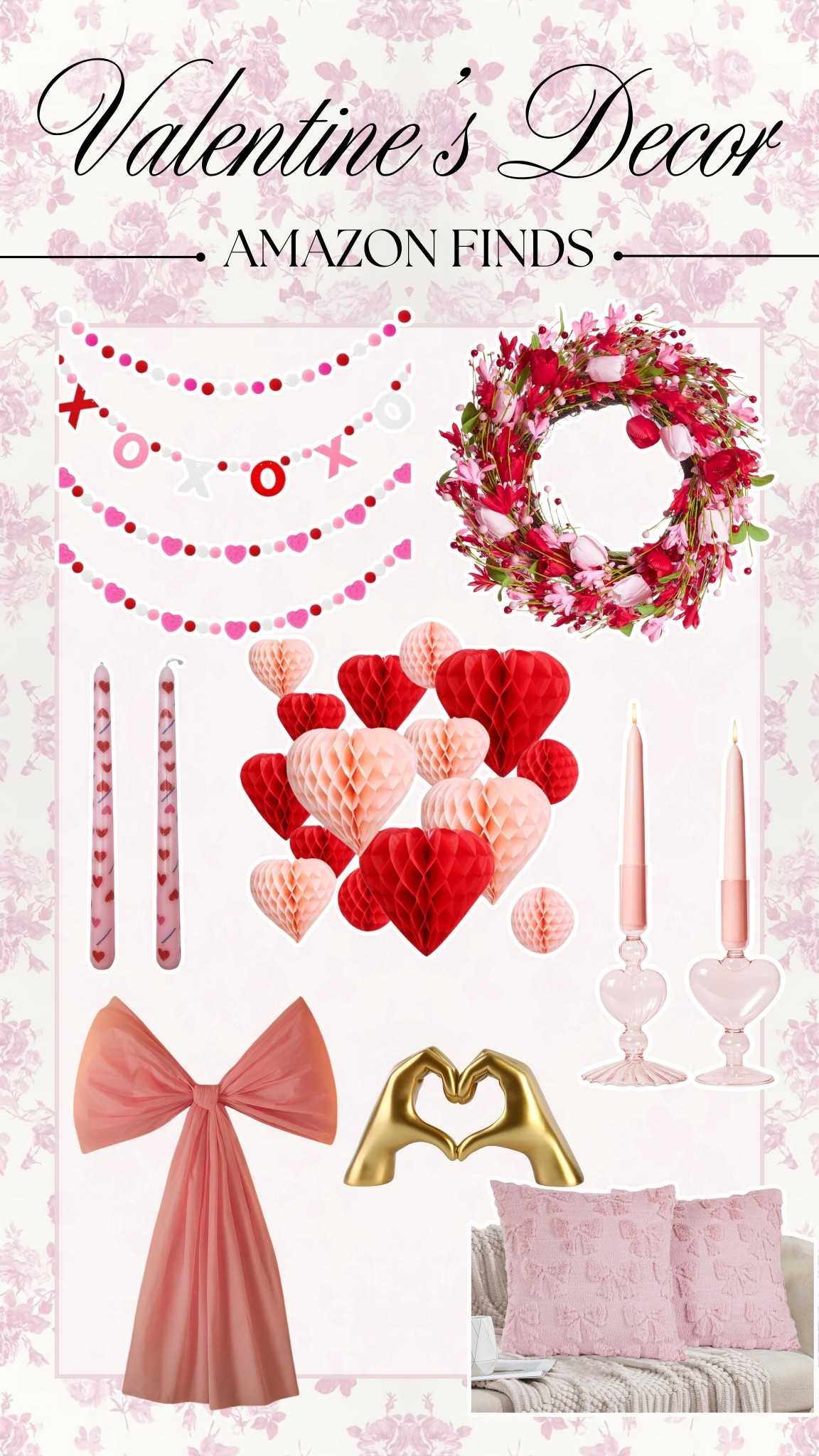 Valentine’s Day decor on Amazon!💕

So many cutie pieces, and some I would honestly keep throughout spring😝
💌
💌
💌
Affordable home decor, Amazon home decor, seasonal decor, Valentine’s Day decor, Valentine’s Day decorations.

#LTKSeasonal #LTKValentine #LTKHome