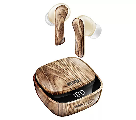 Groovz Plus True Wireless Earbuds with Charging Case - QVC.com | QVC