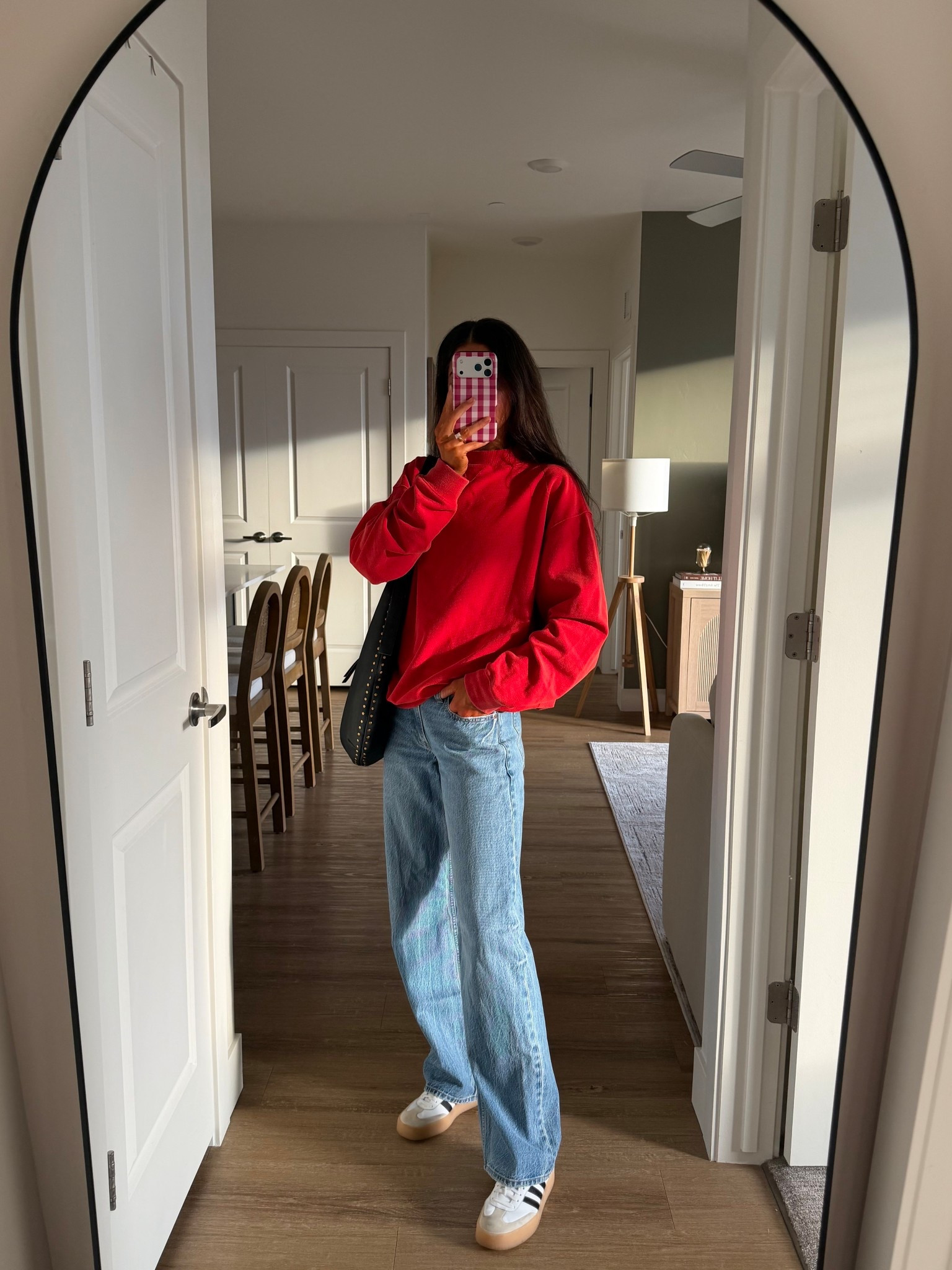 Exact bag is from American Leather Co!