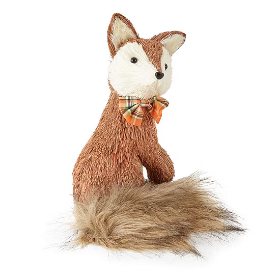 Linden Street 11.75" Sisal Fox Harvest Tabletop Decor | JCPenney