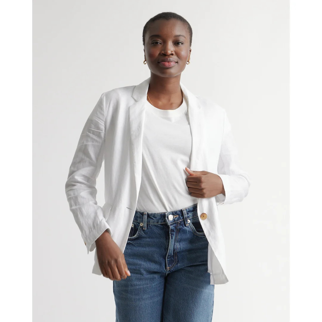 100% European Linen Blazer | Quince