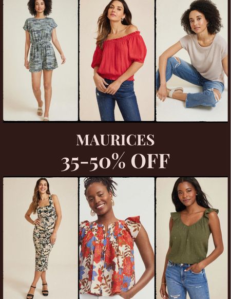 Maurices sale! / work tops / work outfits / dresses / rompers / summer outfit 

#LTKSaleAlert #LTKOver40 #LTKFindsUnder50