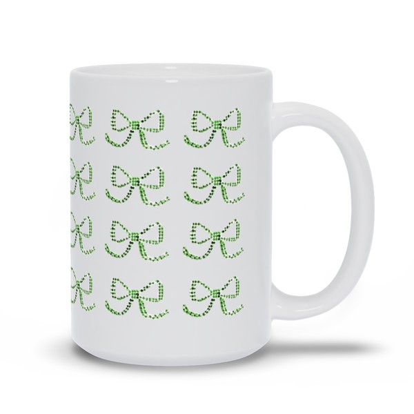 Gingham Bows Holiday Mug | Evelyn Henson