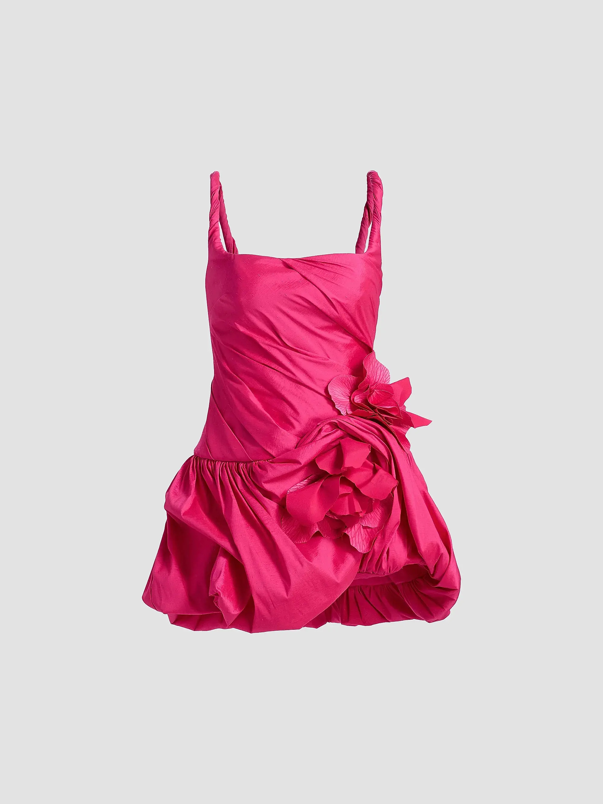 Acler Maxey 3D Floral Bubble Minidress | Saks Fifth Avenue | Saks Fifth Avenue