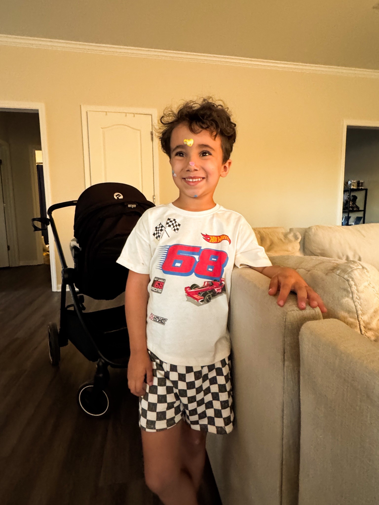 The cutest little hot wheels outfit! Arlo is 46” tall and wearing 5T! 

#LTKKids #LTKFindsUnder50 #LTKBaby