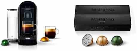 Nespresso VertuoPlus Coffee and Espresso Machine by Breville, Ink Black | Amazon (US)