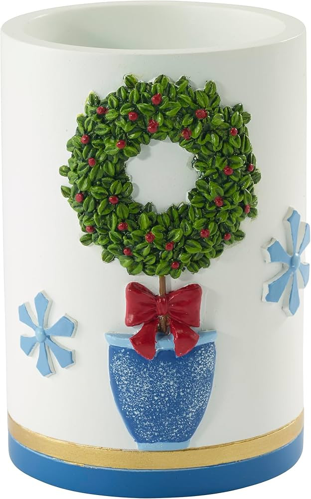 Avanti Linens - Tumbler, Resin Countertop Accessories, Christmas Decorations (Nutcracker Trellis ... | Amazon (US)