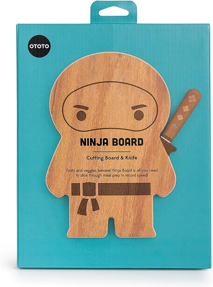 NEW!! Cutting Board & Knife Set by OTOTO - Wooden Cutting Boards for Kitchen - Housewarming Gift,... | Amazon (US)