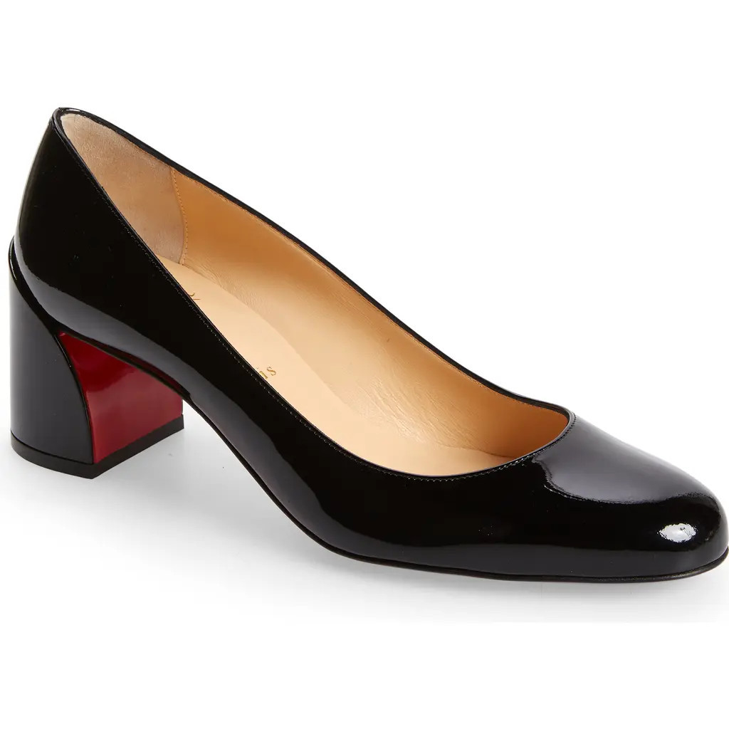 Christian Louboutin Miss Sab Patent Pump in Black at Nordstrom, Size 5.5Us | Nordstrom