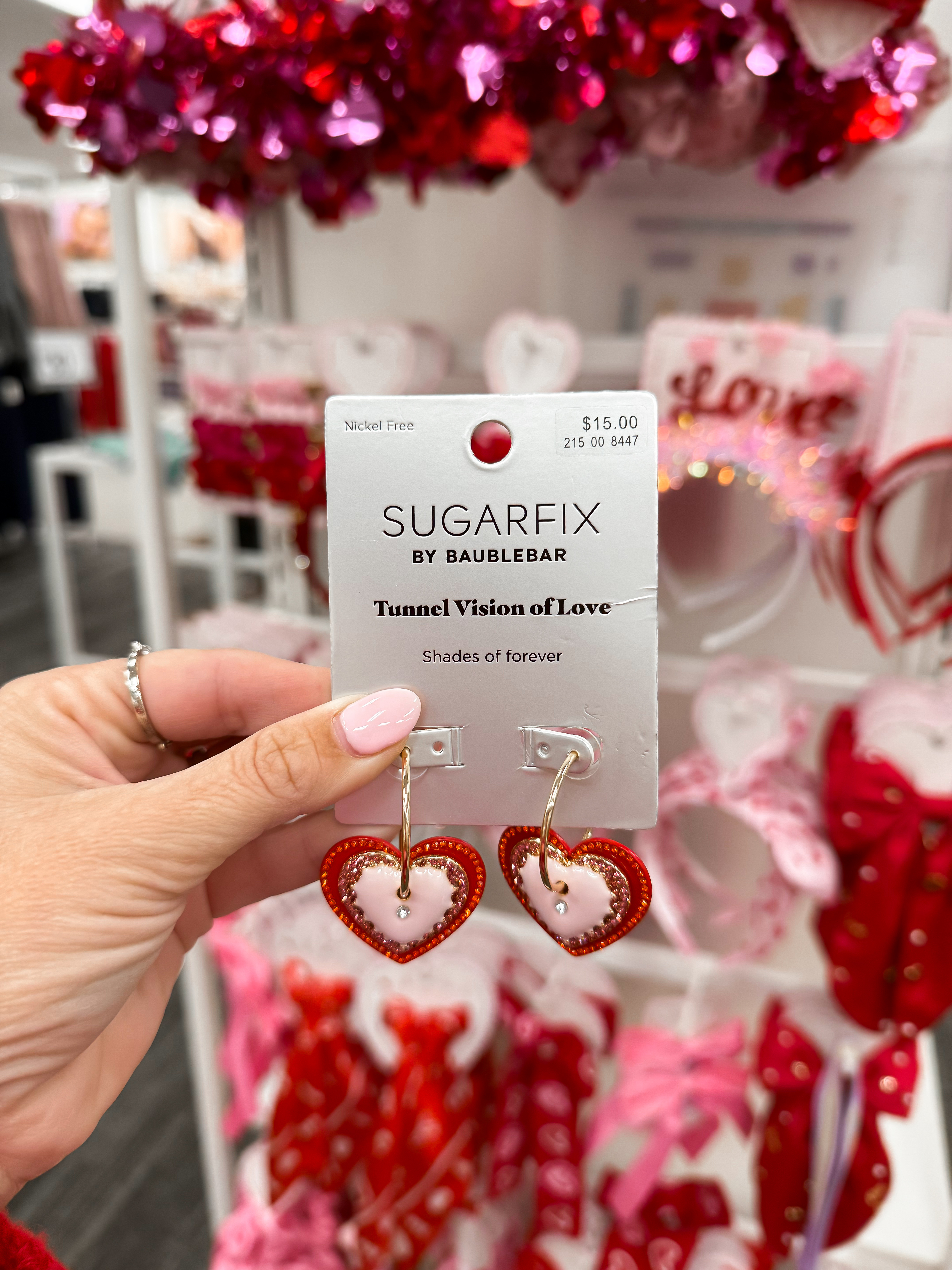 Valentine’s heart earrings 

#LTKgrwm #LTKootd