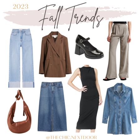 SPOTTED: 2023 Fall Trends 🍁

Now is the perfect time to try new things! Layer up with funky outerwear & denim styles while transitioning into the new season! 
⠀⁣
What’s trending right now? ⠀⁣
✨ denim everything
✨ wide leg trousers
✨ sibling bags
✨ loafers & clogs
✨ sleeveless mock necklines
✨ chocolate shades
✨ sling boho’s

I’m loving all the denim! Which trend is your favorite?👇🏼

Shop these pieces on the @shop.ltk app!
.
.
.
#LTKunder100 #ltkshoecrush #falltrends #fallstyles #fallfashiontrends #fallshoes #fallvibes #fallshopping #virtualstylist #eventstylist #virtualstyling #personalstylist #personalstyle #personalstyling #stylistlife #styleexpert #outfitlove #personalstyle #loveyourwardobe #effortlessstyle #wearwhatyoulove #stylingtips #outfitinspirations #stylevibes #stylegram #styletoday #fashiontips #fashionlife #whatiworetoday 

#LTKSeasonal #LTKunder100 #LTKstyletip