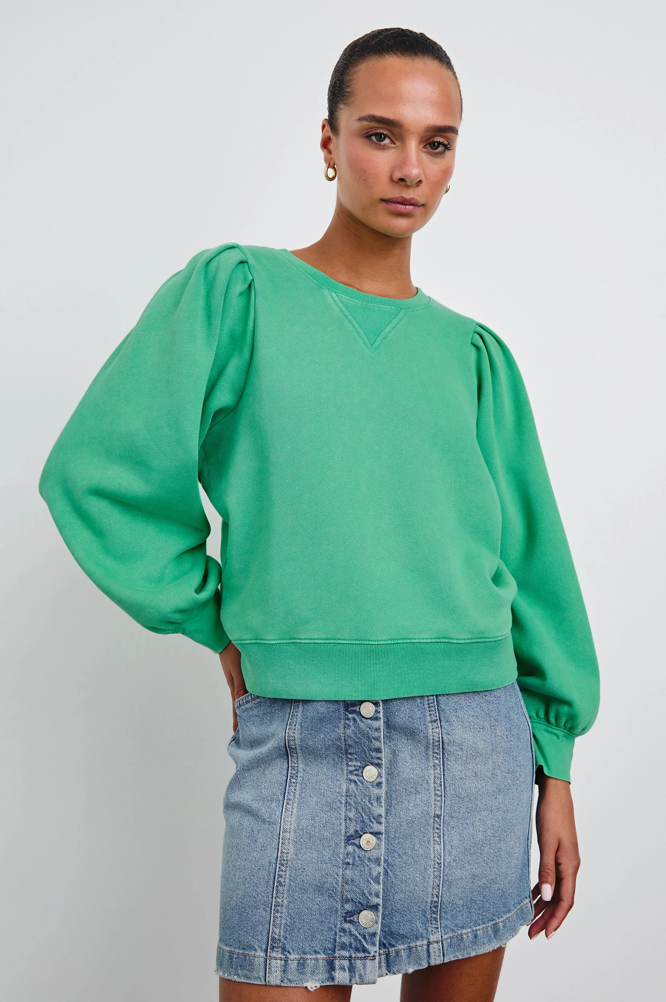 TIFFANY SWEATSHIRT - KELLY GREEN | Rails