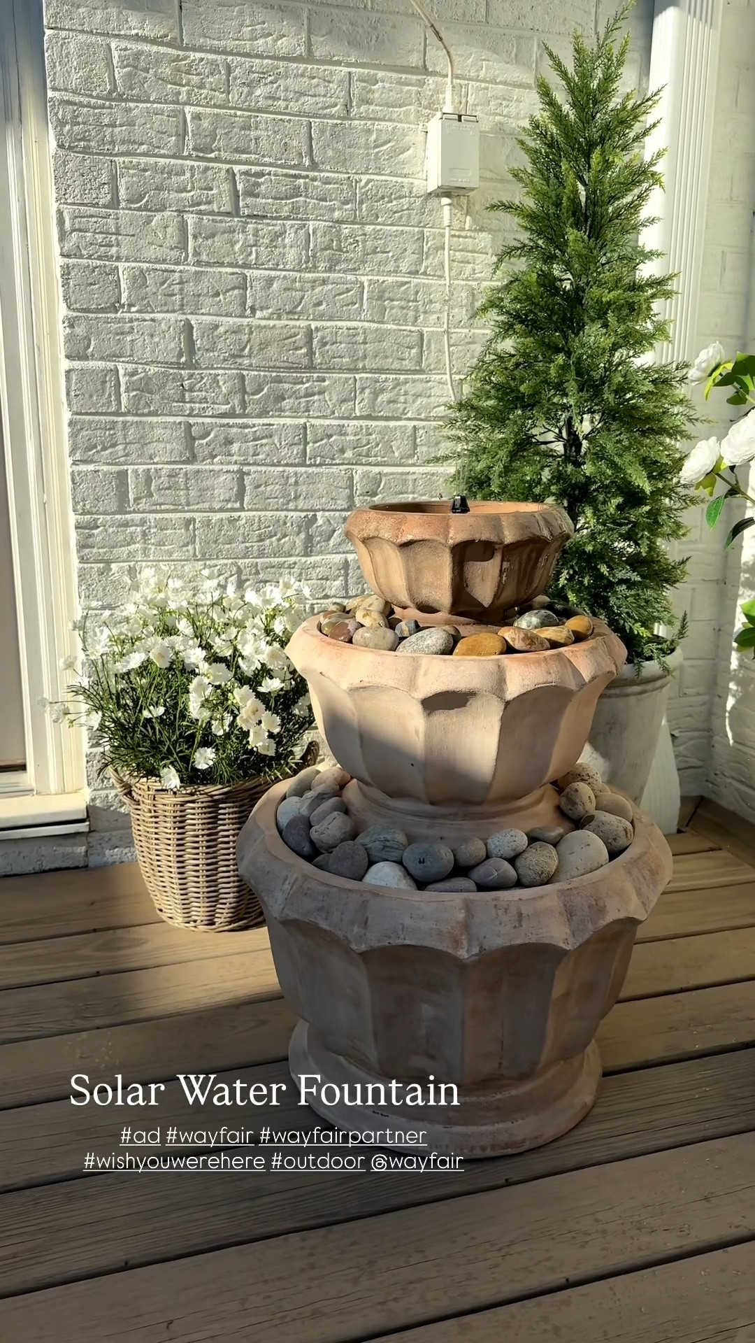 #ad ☀️ Pario season is here and I’m getting mine ready with all things @Wayfair  #wayfair #wayfairpartner #wishyouwerehere #outdoor
Patio decor | outdoor rug | Loloi rug | outdoor furniture | outdoor side table | solar lights | solar lanterns | faux outdoor trees | cedar tree | camellia tree

#LTKHome #LTKSeasonal #LTKSaleAlert