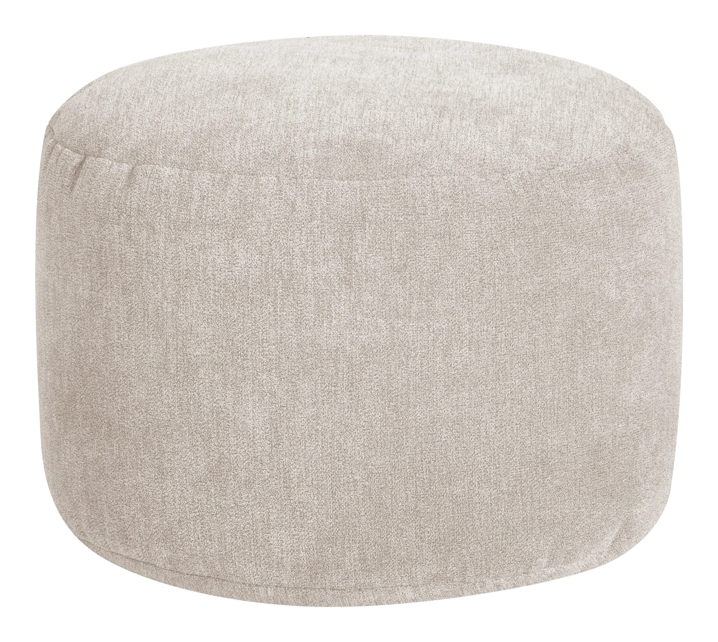 Dotcom Alfa 20" Wide Round Pouf Ottoman | Wayfair North America