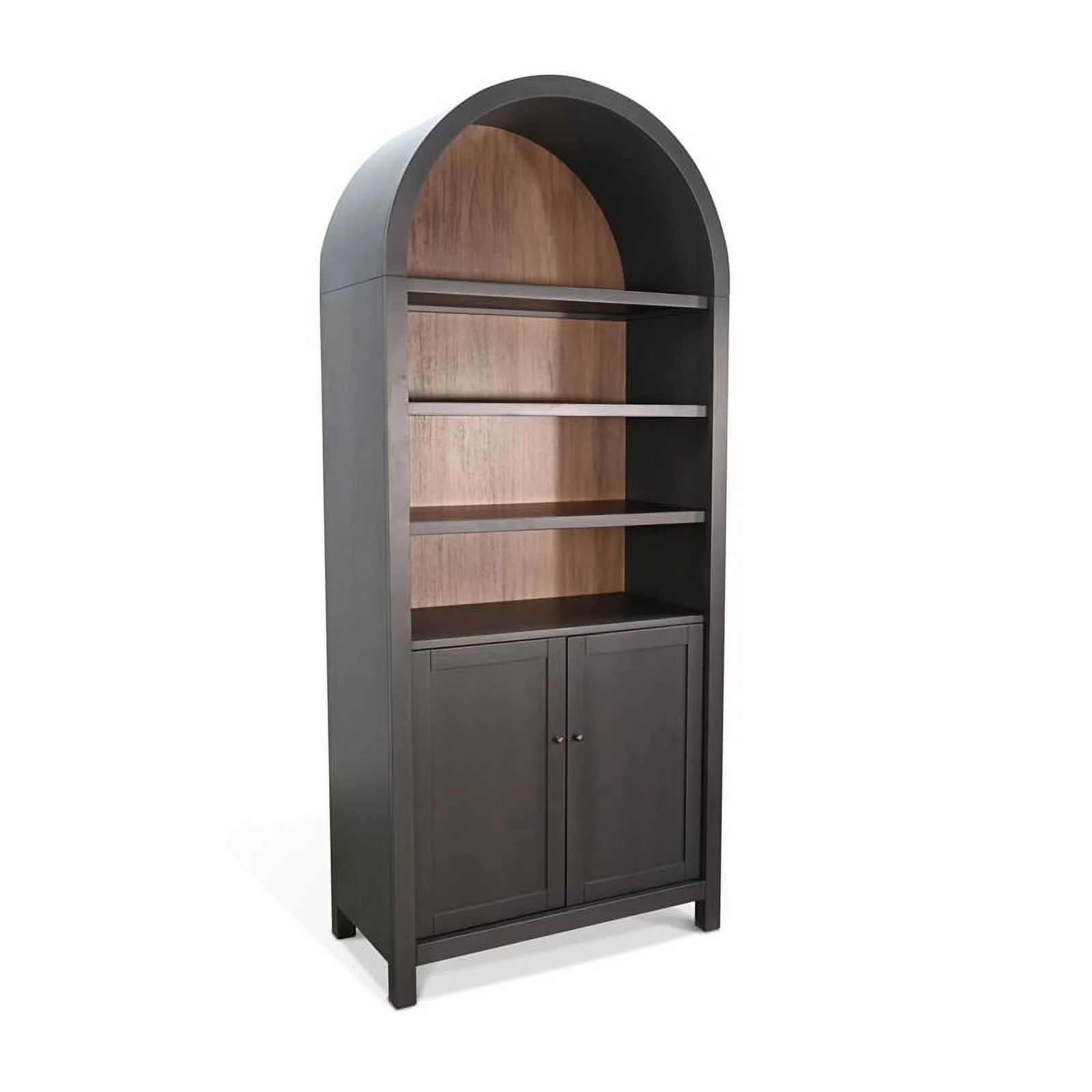 Sunny Designs Arched Display Cabinet with Doors | Walmart (US)