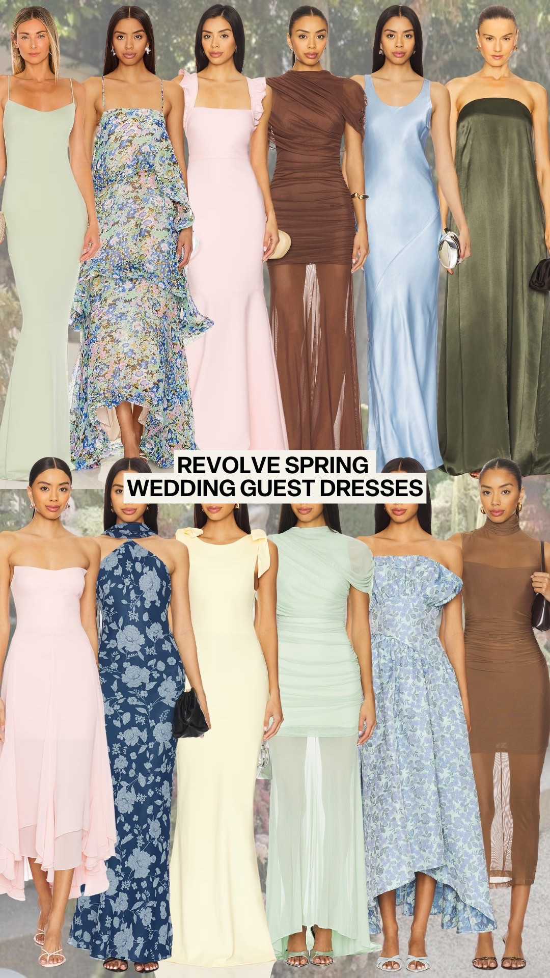 Revolve sale - code happy20 for 20% off! Spring wedding guest dresses from revolve! 

#LTKSpringSale #LTKspring #LTKWedding
