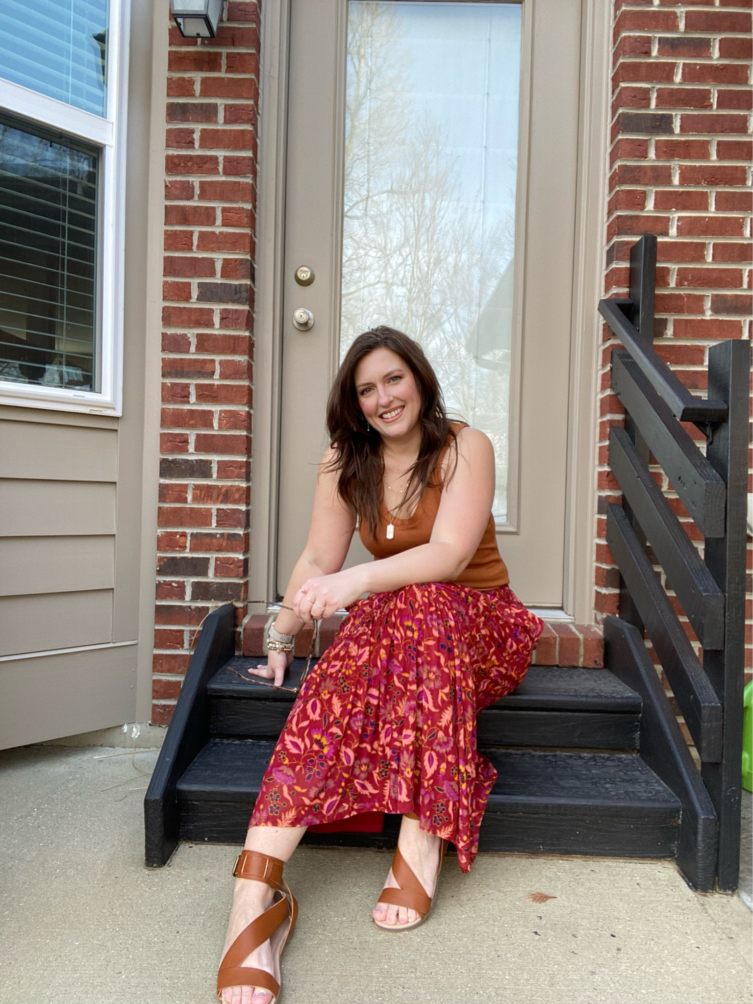 Maxi skirt
Tank top
Brown sandals
Spring lookbook
Layered jewelry
Skirt outfit

#LTKsalealert #LTKfit #LTKunder50