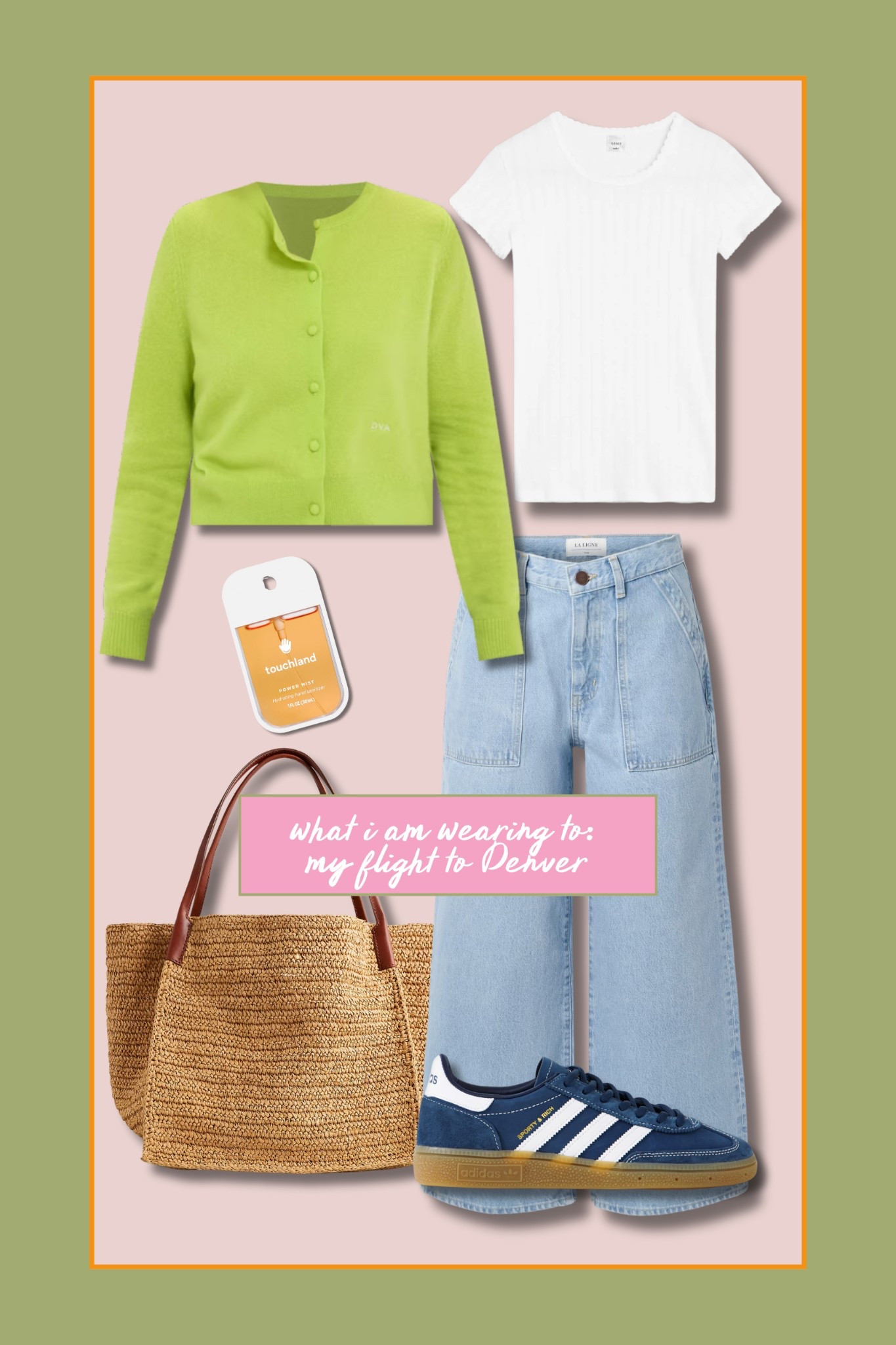 what I’m wearing to:
my flight to Denver ✈️