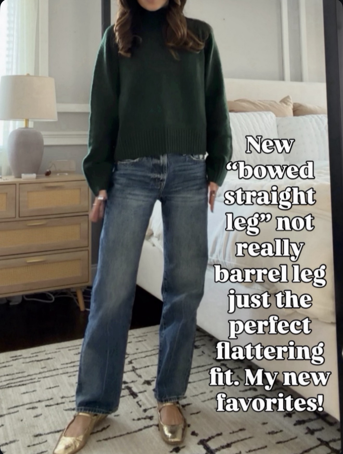 New straight-leg jeans that are actually flattering — not barrel, just perfection 🔗⬇️

#LTKootd #LTKmomlife #LTKOver40