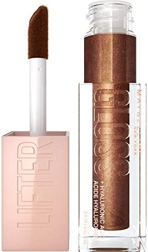 Maybelline Lifter Gloss, Hydrating Lip Gloss with Hyaluronic Acid, High Shine for Fuller Looking ... | Amazon (US)