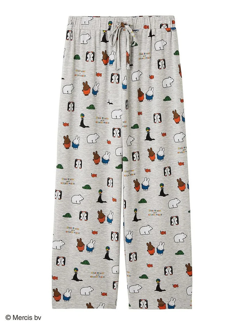 【Dick Bruna】[Cool to the Touch] All-Over Print Long Pants | Gelato Pique