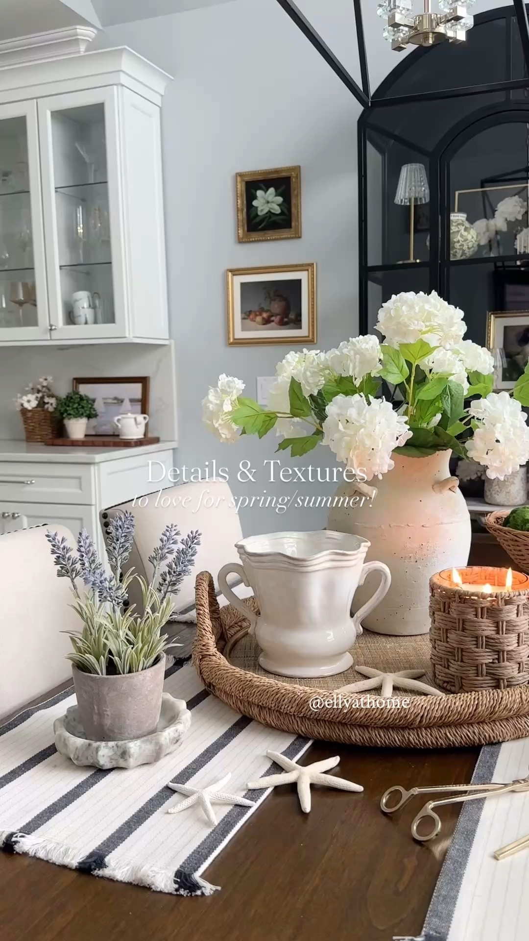 Beautiful new vase with ripple details, textured neutral vase, rattan candle is an amazing fragrance, lavender arrangement, votive candle on sale, hydrangeas, rattan bowl, artwork, display cabinet, and more spring to summer home decor accessories. @Wayfair @Pottery Barn McGee & Co, Amazon home.

#LTKdayinmylife #LTKHome #LTKSaleAlert