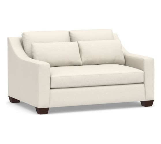 York Slope Arm Deep Seat Upholstered Sofa | Pottery Barn (US)