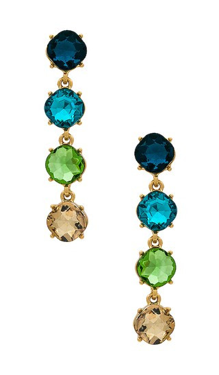 Drop Earrings in Blue & Green | Revolve Clothing (Global)