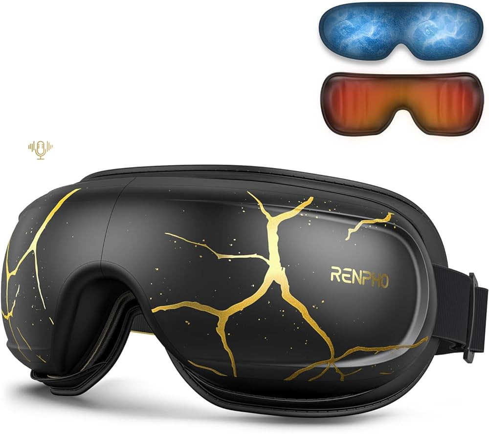 RENPHO Eye Massager with Heat and Cooling Voice Control, Fathers Day Dad Gifts for Husband Men, F... | Amazon (US)