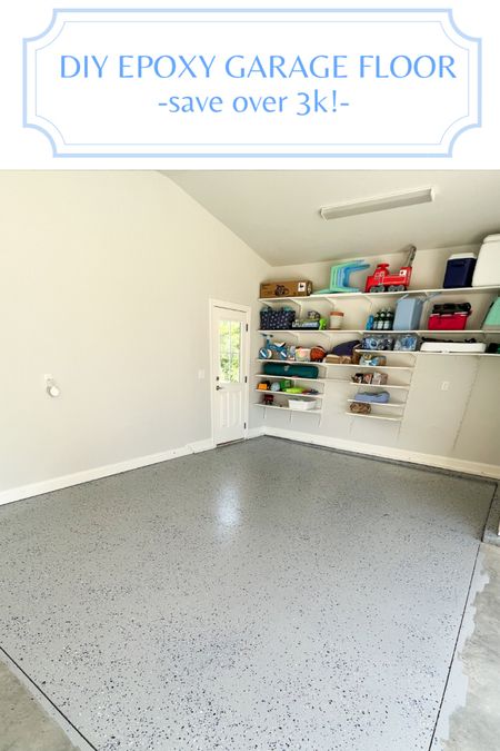 One of the BEST DIYs we ever did to our garage! We got several quotes to get our floors professionally epoxied and the quotes all came back between 3-5k. That seemed silly to spend that kind of money on something I could do myself! We loved this kit by rustoleum and 2 years later it still looks so so good! Highly recommend! And definitely don’t skip the clear top coat! 

#LTKSeasonal #LTKhome