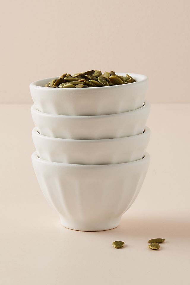 Mini Matte Latte Bowls, Set of 4 | Anthropologie (US)