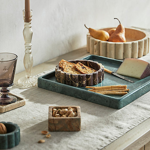 Marble Serving Platter, Square | Terrain