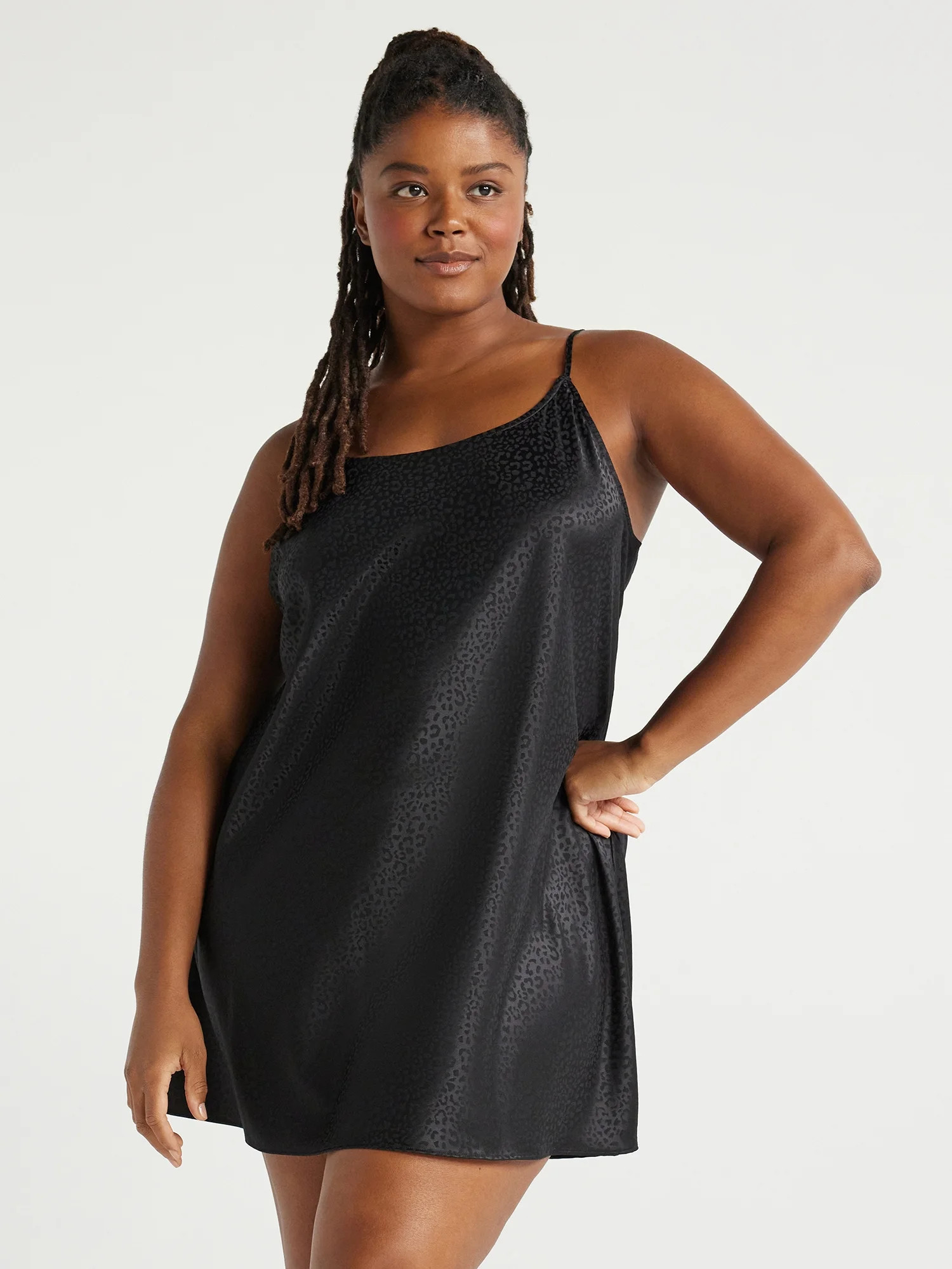 Joyspun Women's Satin Chemise, Sizes S to 3X | Walmart (US)