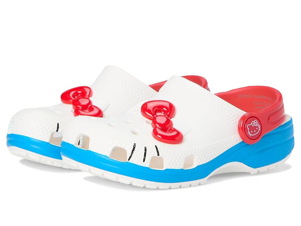 Crocs Kids Hello Kitty IAM Classic Clog (Toddler) Girl's Shoes White : 5 Toddler M, EVA | Zappos