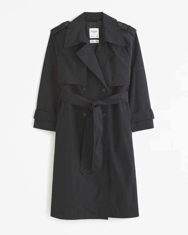 Elevated Trench Coat | Abercrombie & Fitch (US)