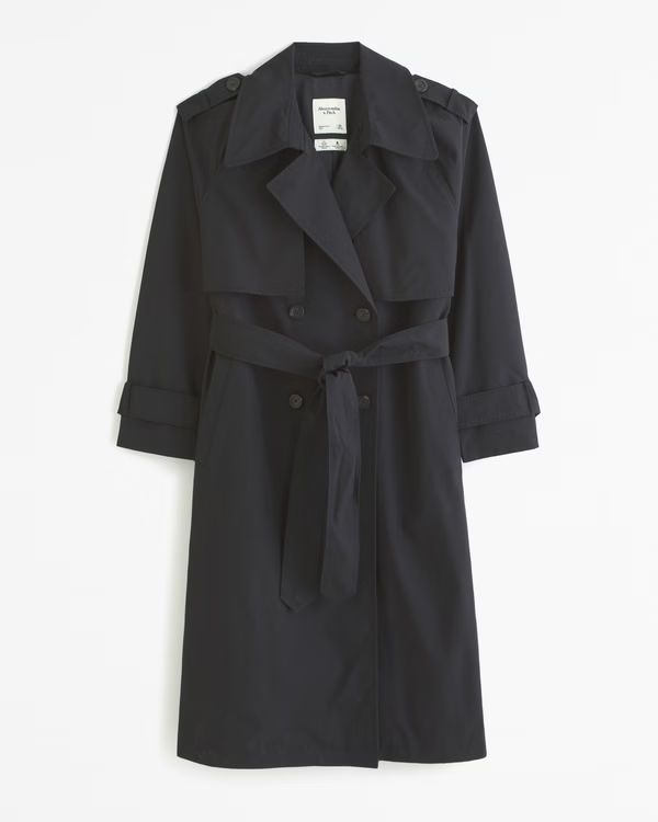 Women's Elevated Trench Coat | Women's Coats & Jackets | Abercrombie.com | Abercrombie & Fitch (US)