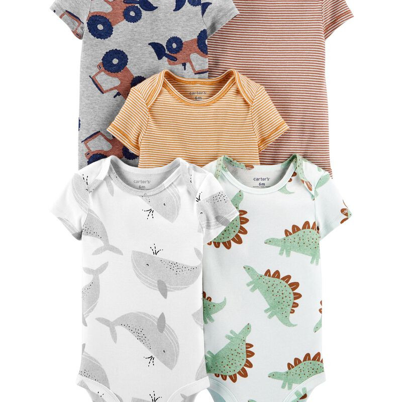 5-Pack Short-Sleeve Original Bodysuits | Carter's