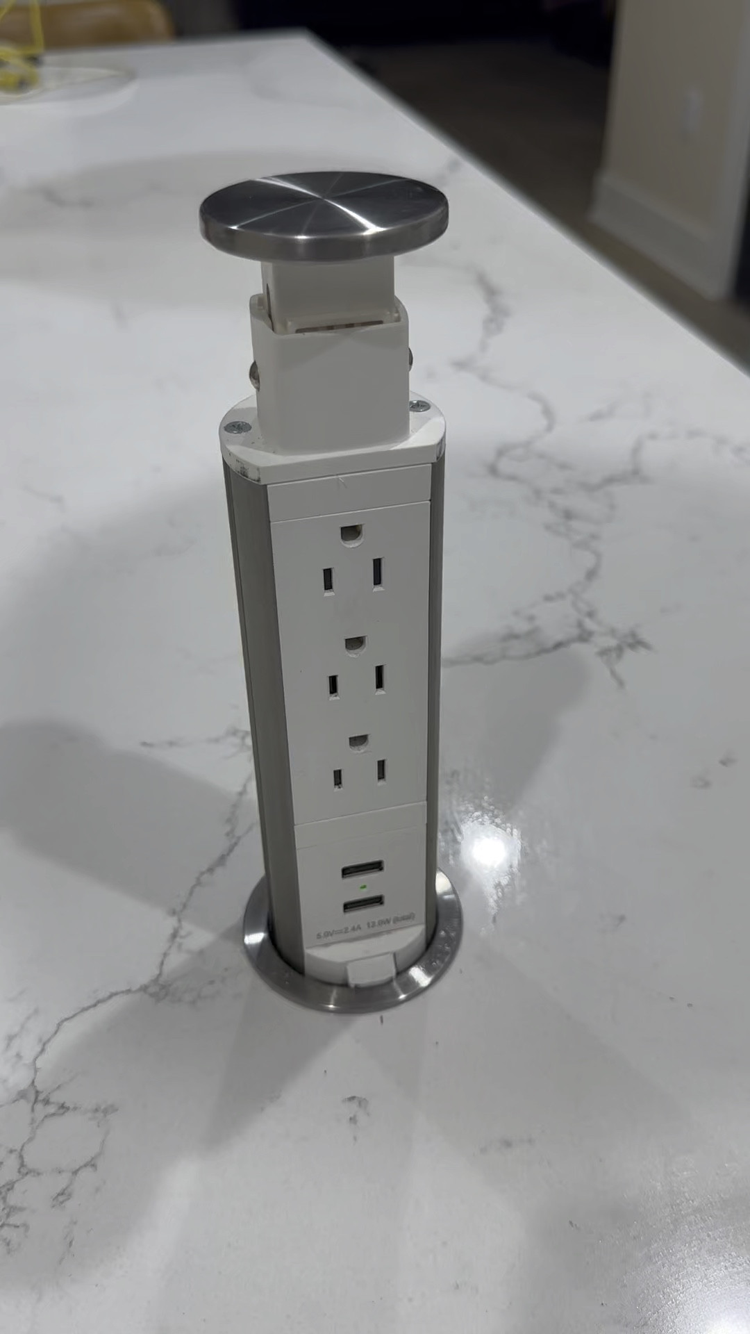 Must see this sleek Island outlet! Pop Up Outlet for Countertop, Receptacle Power Strip with 3 AC Outlet 2 USB Ports, Pull Pop Up Power Socket Outlet, Recessed Outlet for Kitchen Counter Conference Desk Office, White kitchen island accessories and hardware! 

#kitchenislandoutlet #retractableoutlet #popupoutlet #amazonhome #amazonfind

#LTKhome