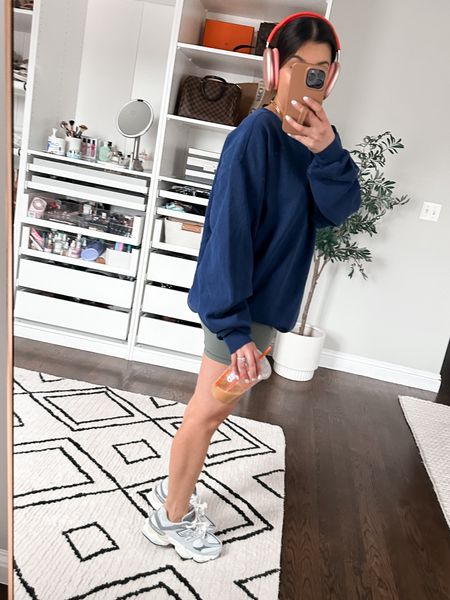 Wfh look and hot girl walk outfit ❤️ easy amazon athleisure with my new balances!! Also I used to think my AirPods were amazing but these max ones have changed my life! I love walking and listening to podcasts/taylor swift on them!! ✨



Athleisure, hot girl walk, amazon fitness, amazon workout look, airpod max, new balance, new balance 9060, dad sneaker, dad sneakers, dad sneaker outfit