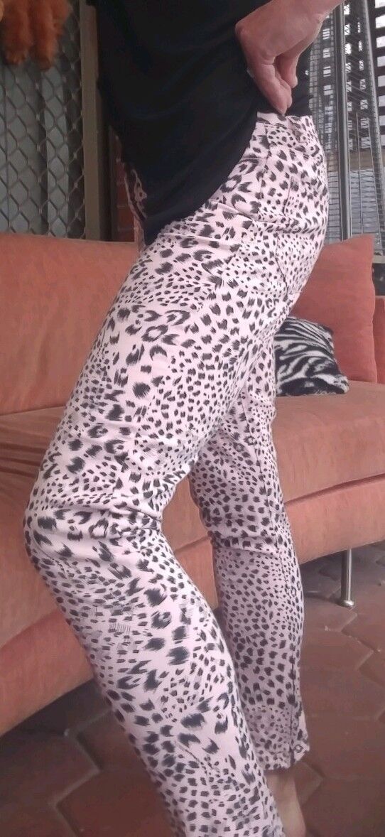 Ksubi Pink Leopard Stretch Jeans sz 28 Unique | eBay AU