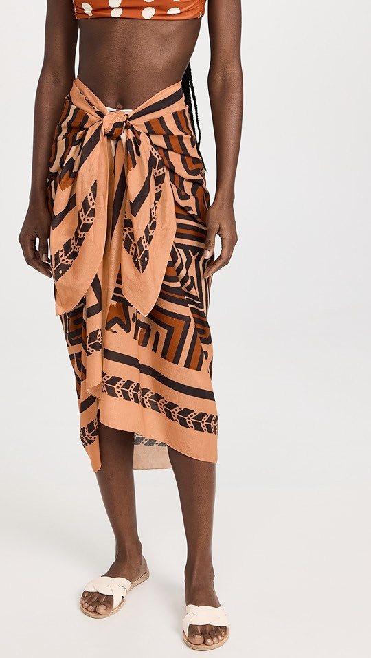 Mola Palm Tree Pareo | Shopbop