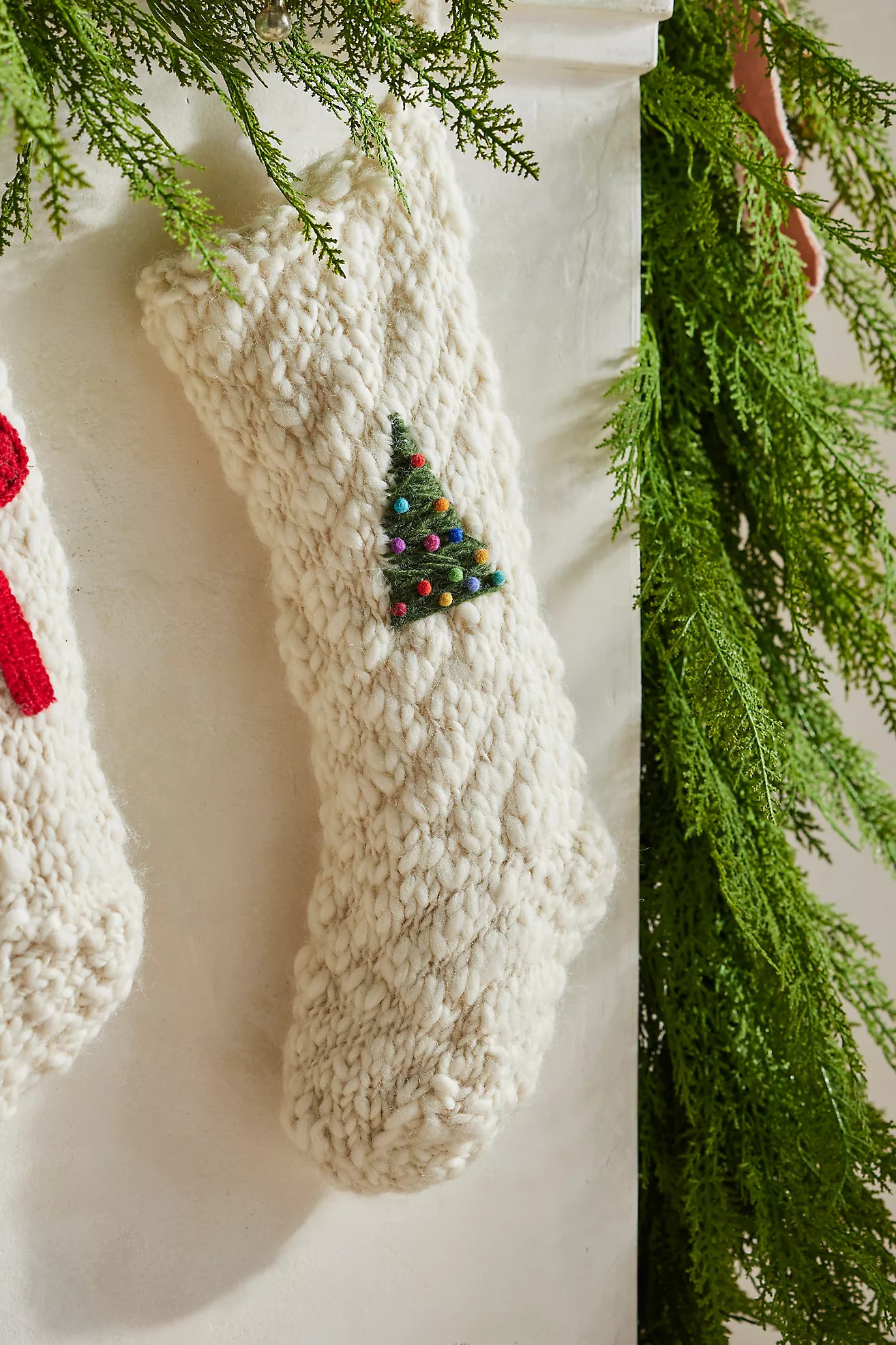 Chunky Knit Holiday Icon Stocking | Anthropologie (US)