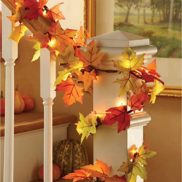 11.33' Garland with Lights | Wayfair North America