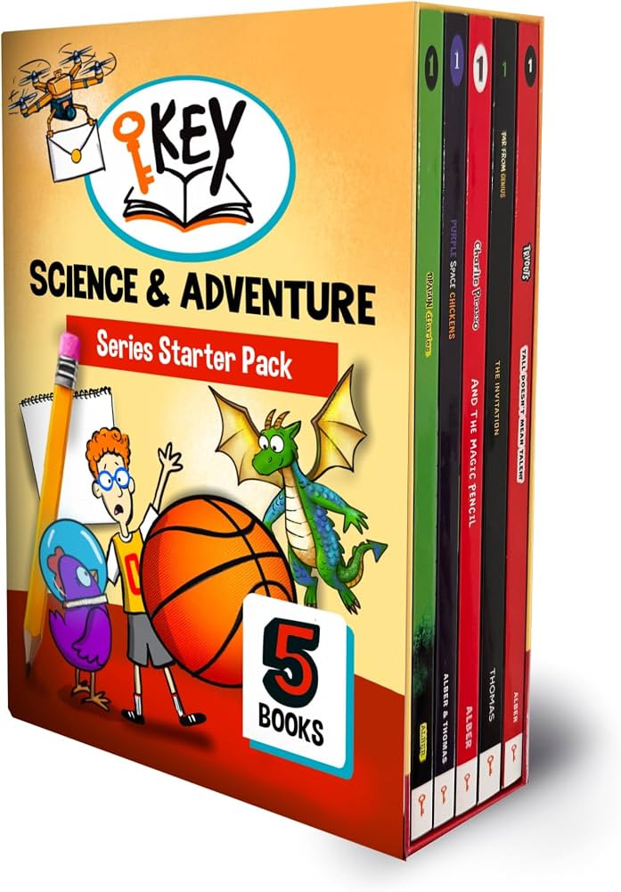Key Chapter Books Series Starter Pack: Science and Adventure 5 Books (Dyslexia-Friendly, Funny, I... | Amazon (US)