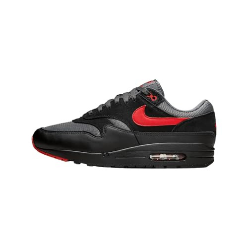 Nike Air Max 1 Essential Men's Shoes (FZ5808-008, Black/Iron Grey/University Red) Size 11.5 | Amazon (US)