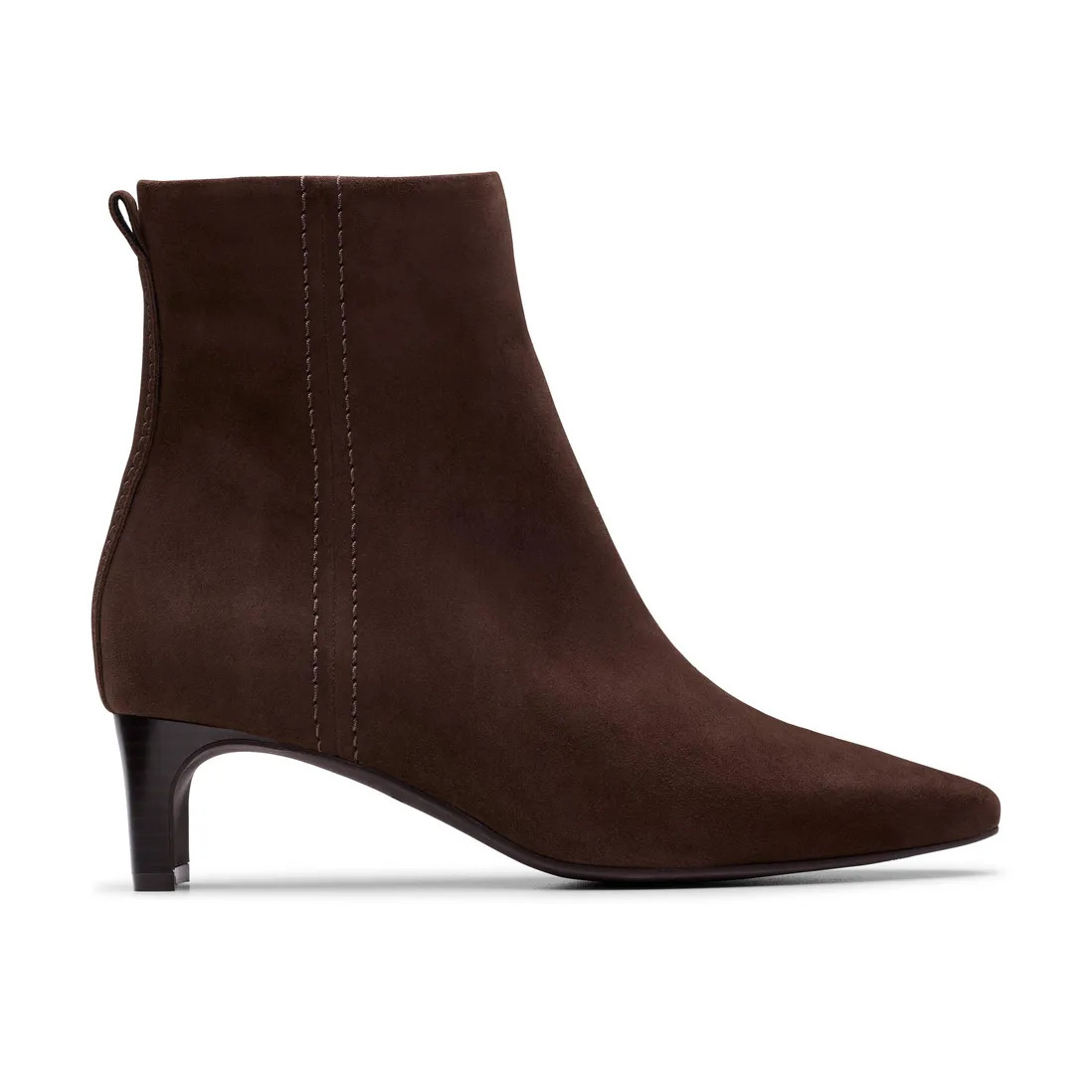 Boots | Edina Up Dark Brown Suede Ankle Boots | Clarks | Debenhams UK